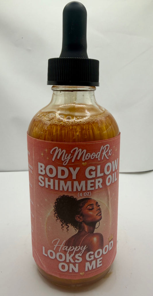 Happy Looks Good On Me Body Glow Shimmer Oil